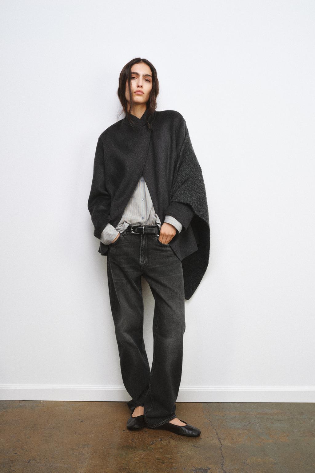 WOOL BLEND BLAZER WITH HANDKERCHIEF ZW COLLECTION - image 2