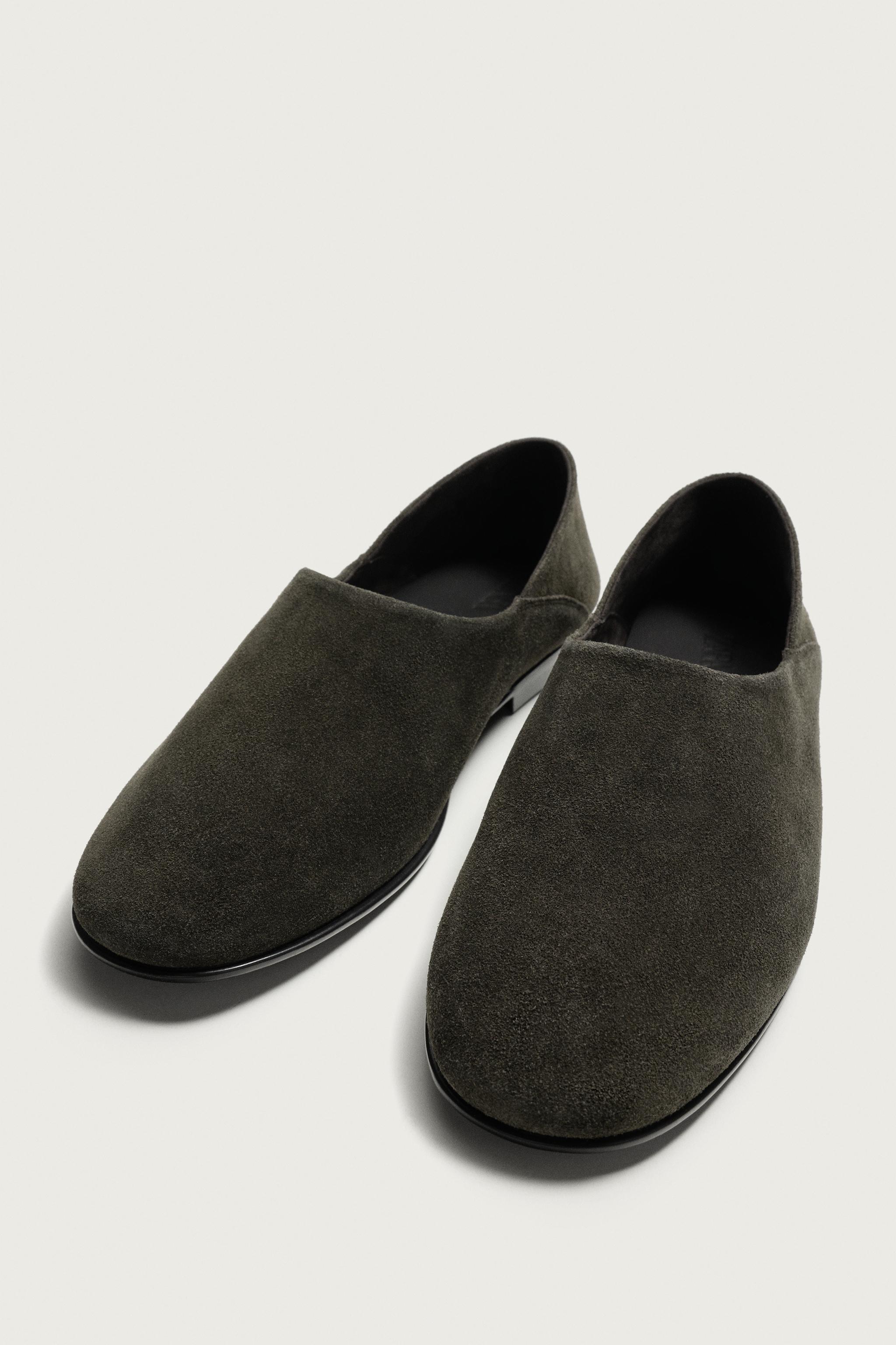 Детские туфли Zara LEATHER LOAFERS — фото 5