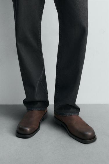 LIMITED EDITION LEATHER BOOTS - Brown by Zara - Image 1