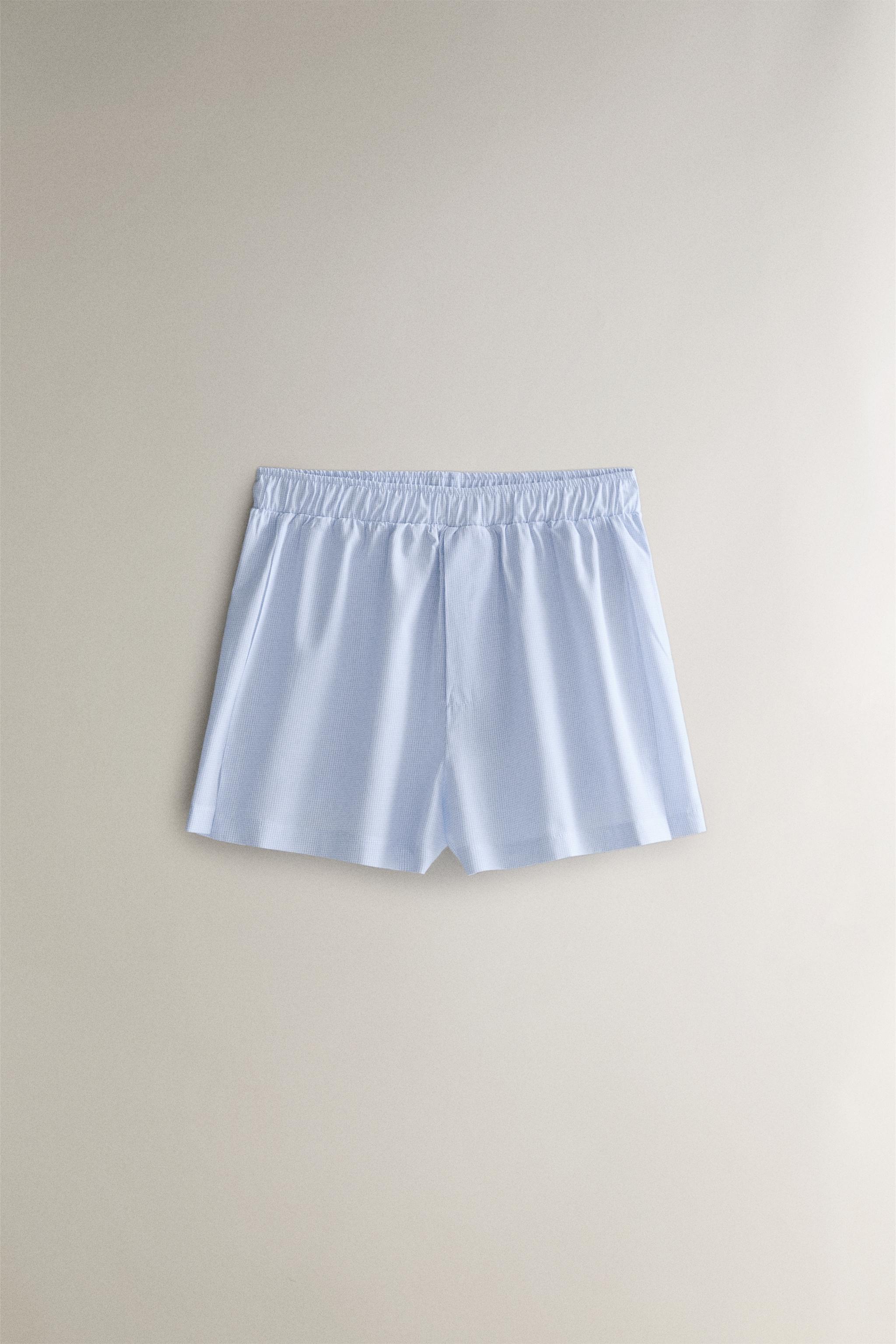 ENSEMBLE T-SHIRT ET SHORT À CARREAUX