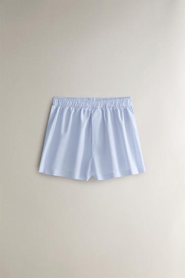 CHECK T-SHIRT AND SHORTS SET - Blue by Zara - Image 3
