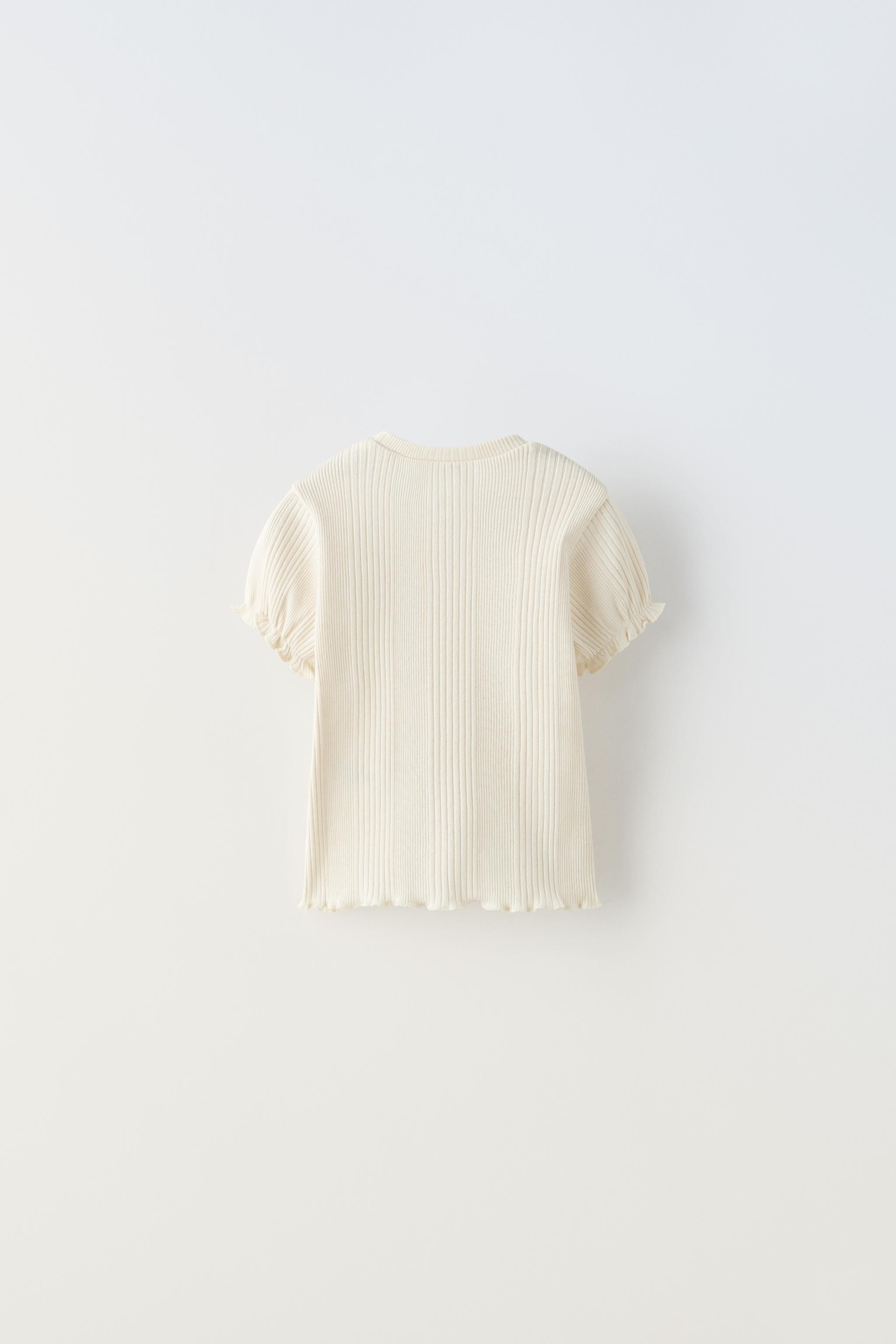 zara baby ꕤ ビブカラー エンブロイダリーシャツ - キッズ服女の子用