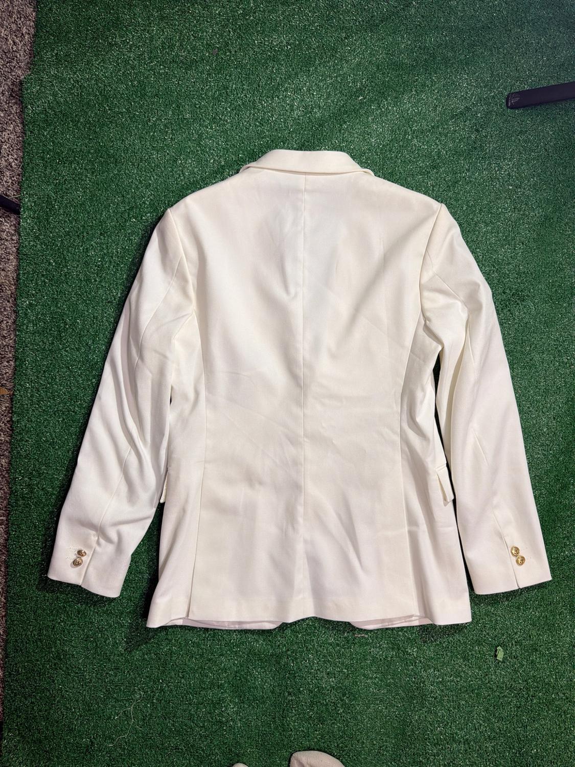 BUTTONED TEXTURED WEAVE BLAZER - Image 9