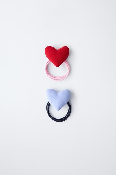PACK DOS COLETEROS CORAZÓN ACOLCHADO - Rojo de Zara
