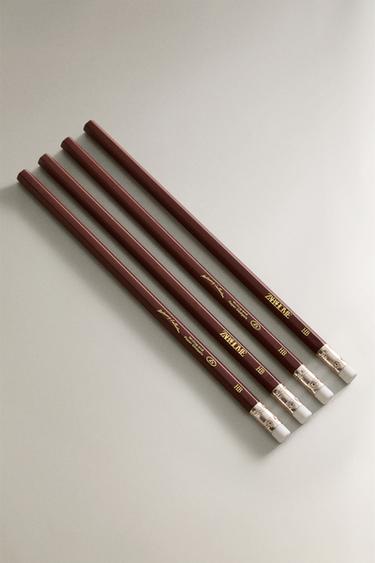 PENCILS (PACK OF 4) - Burgundy by Zara - Image 1