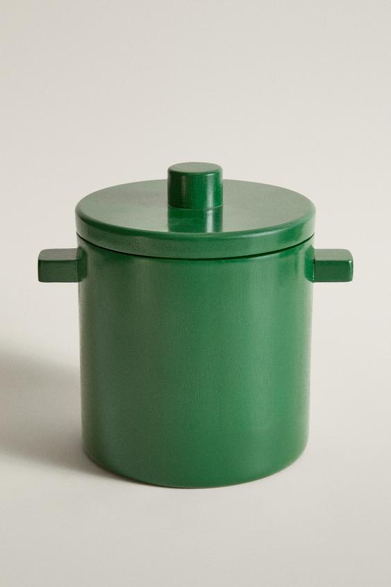HIELERA MADERA ACACIA - Verde de Zara - Imagen 0