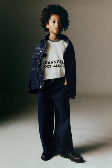 ФЛАНЕЛКА С РЕГЛАН РЪКАВ LOS ANGELES CF MLS - Екрю от Zara