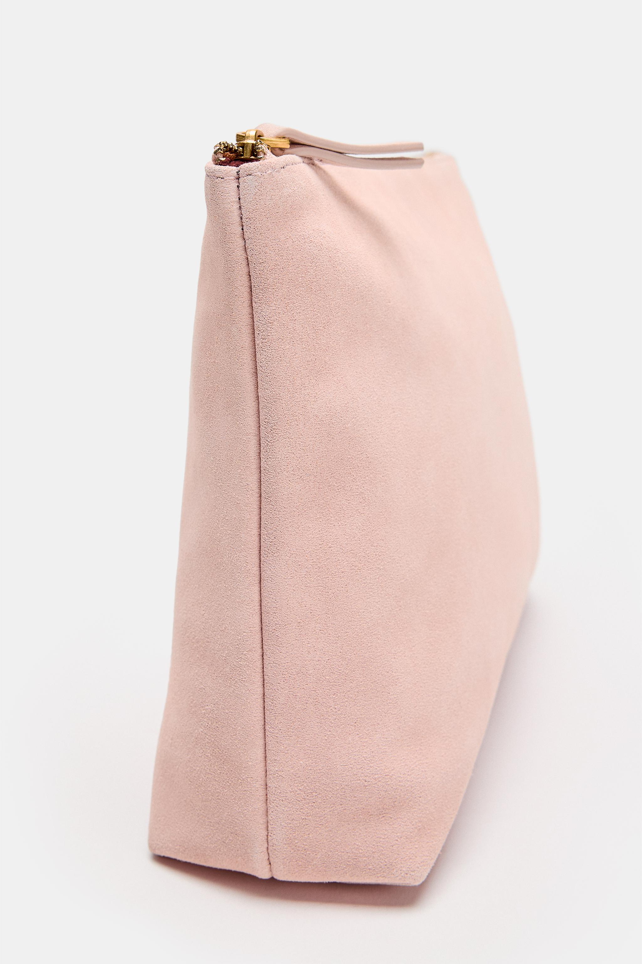 Женские сумки Zara SUEDE TOILETRY — фото 4