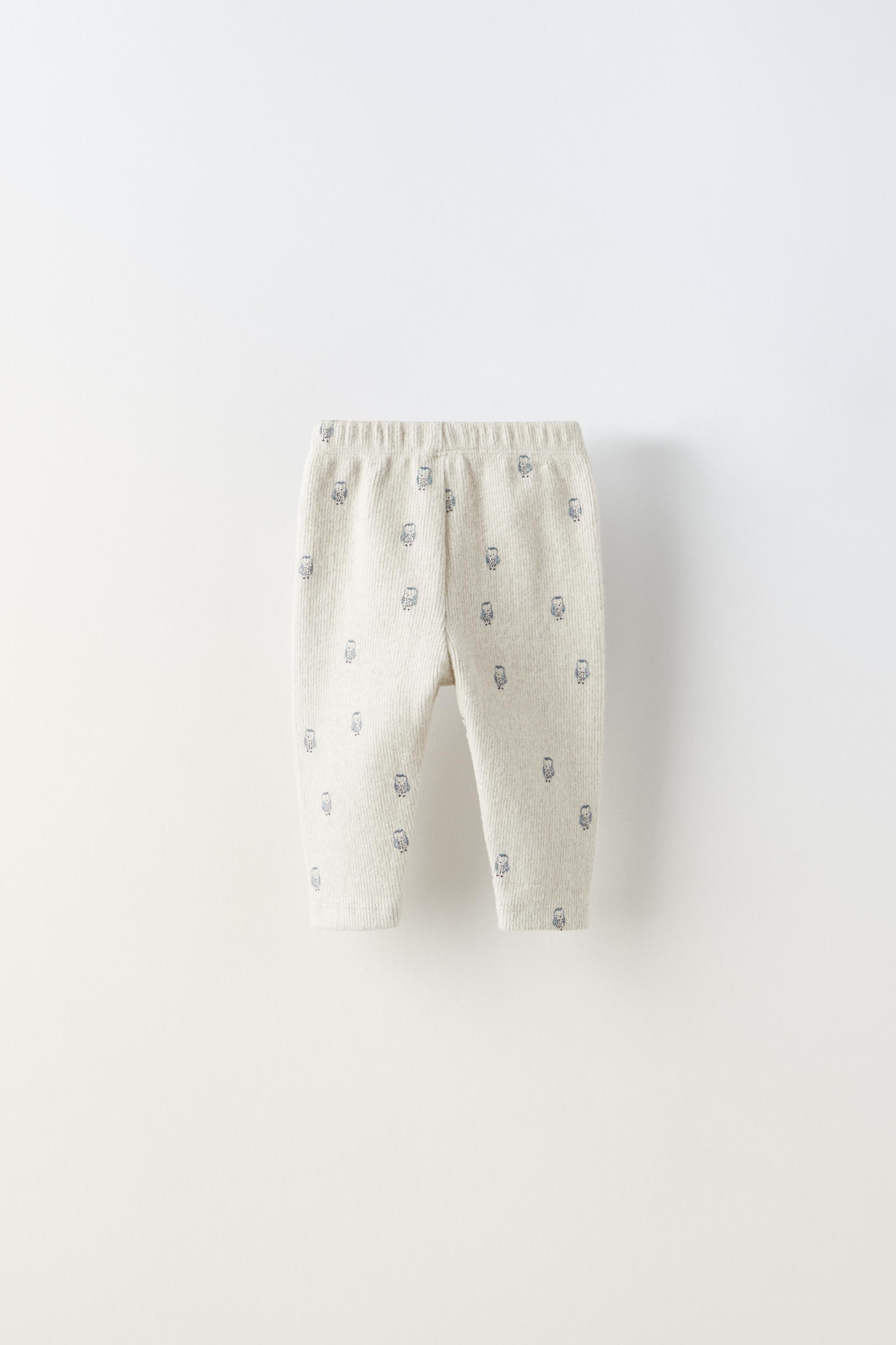 SOFT TOUCH OWL LEGGINGS - Gray marl