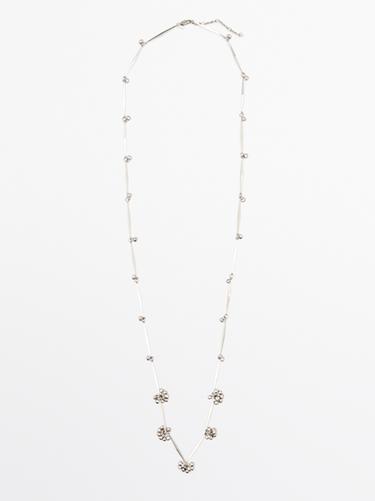 Zara Metal chain necklace - Silver