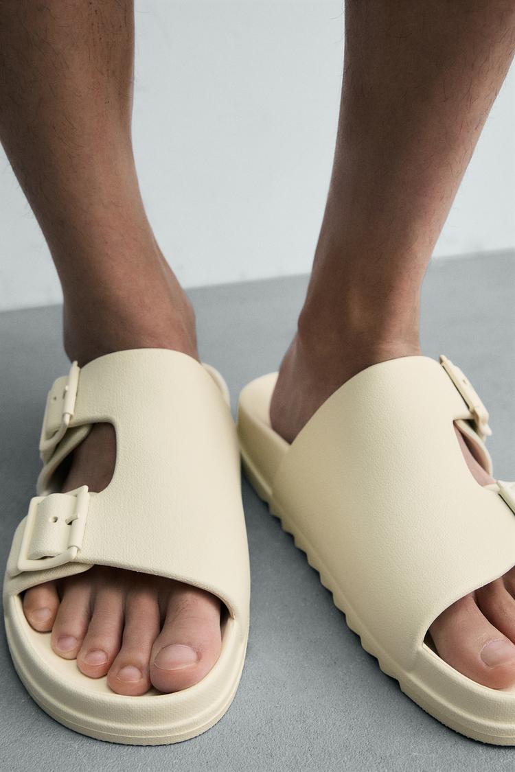 SANDALIAS DE DOBLE CORREA EN CAUCHO 3