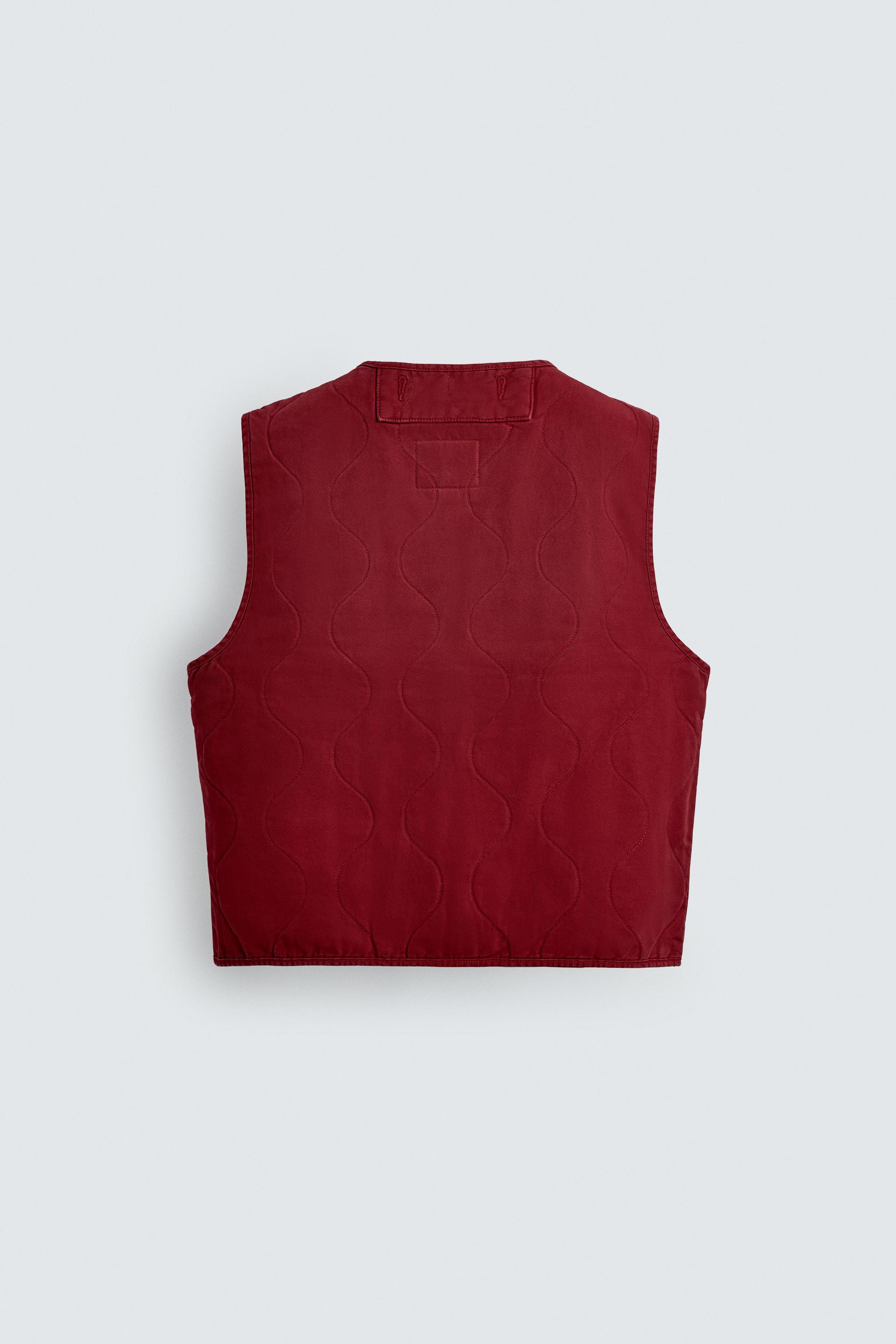 WASHED PADDED VEST