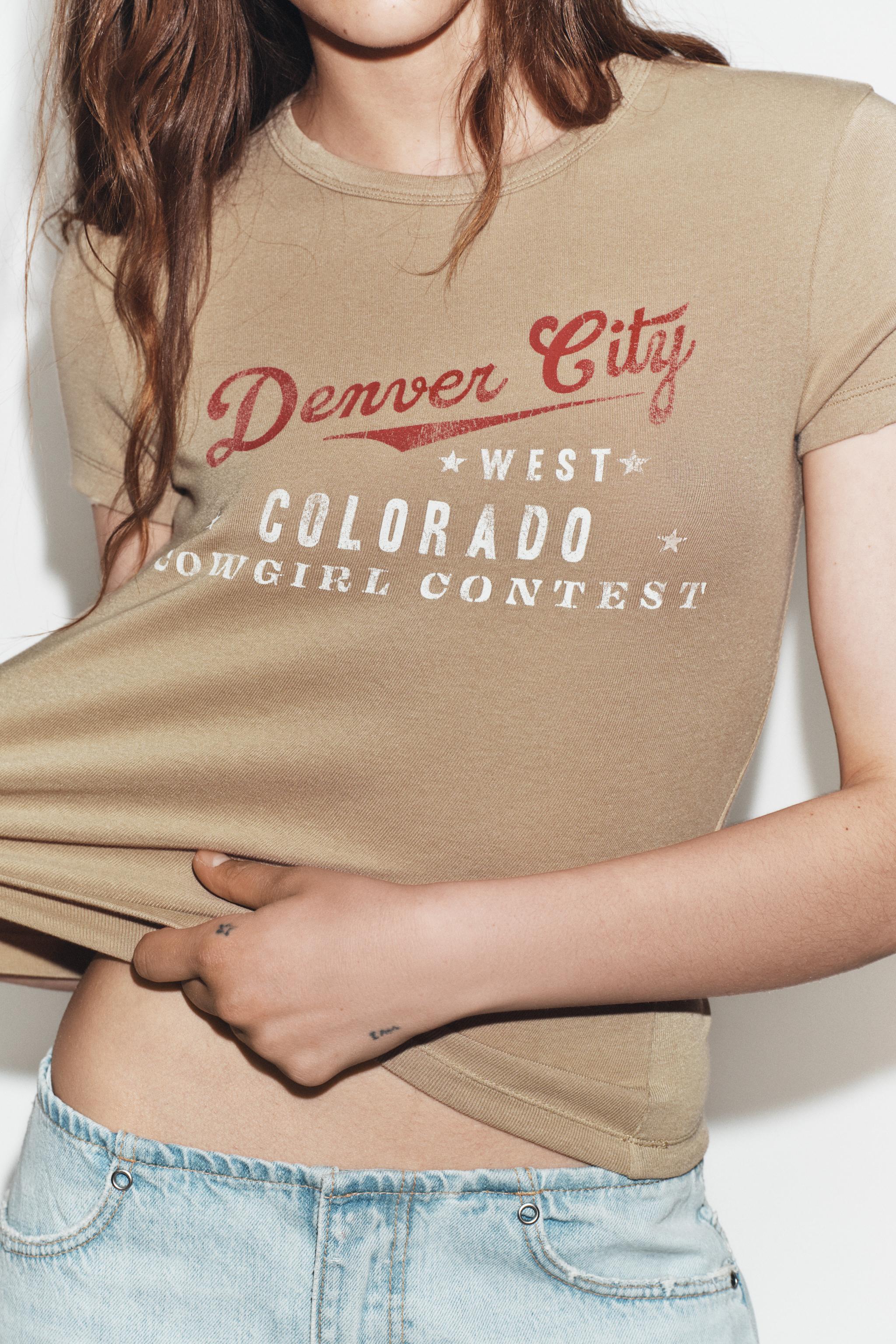 SHORT SLEEVE T-SHIRT WITH TEXT