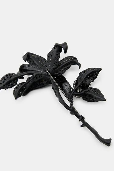 BROCHE TÊTE DE MORT - Noir de Zara - Image 1