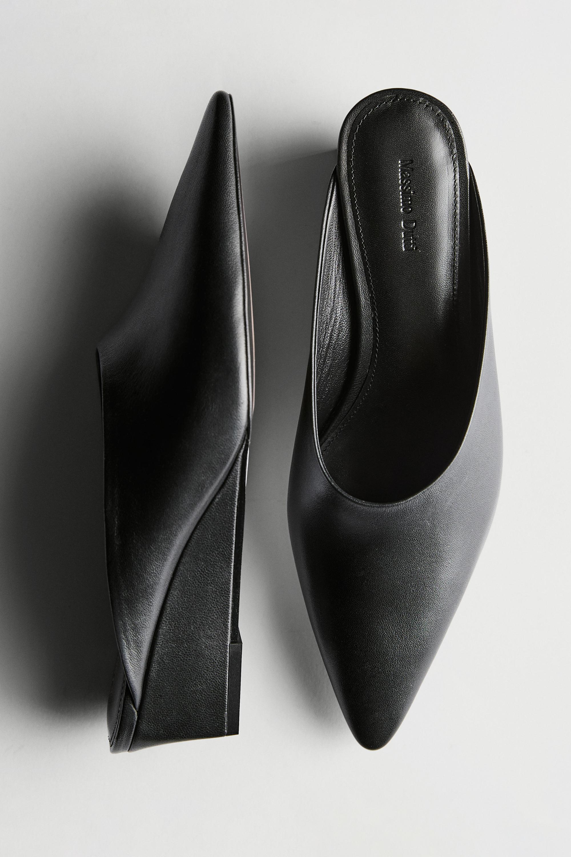 Wedge heel mules