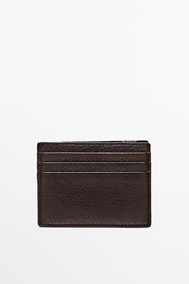 Cartera "magic" piel napa - Marrón de Zara - Imagen 0