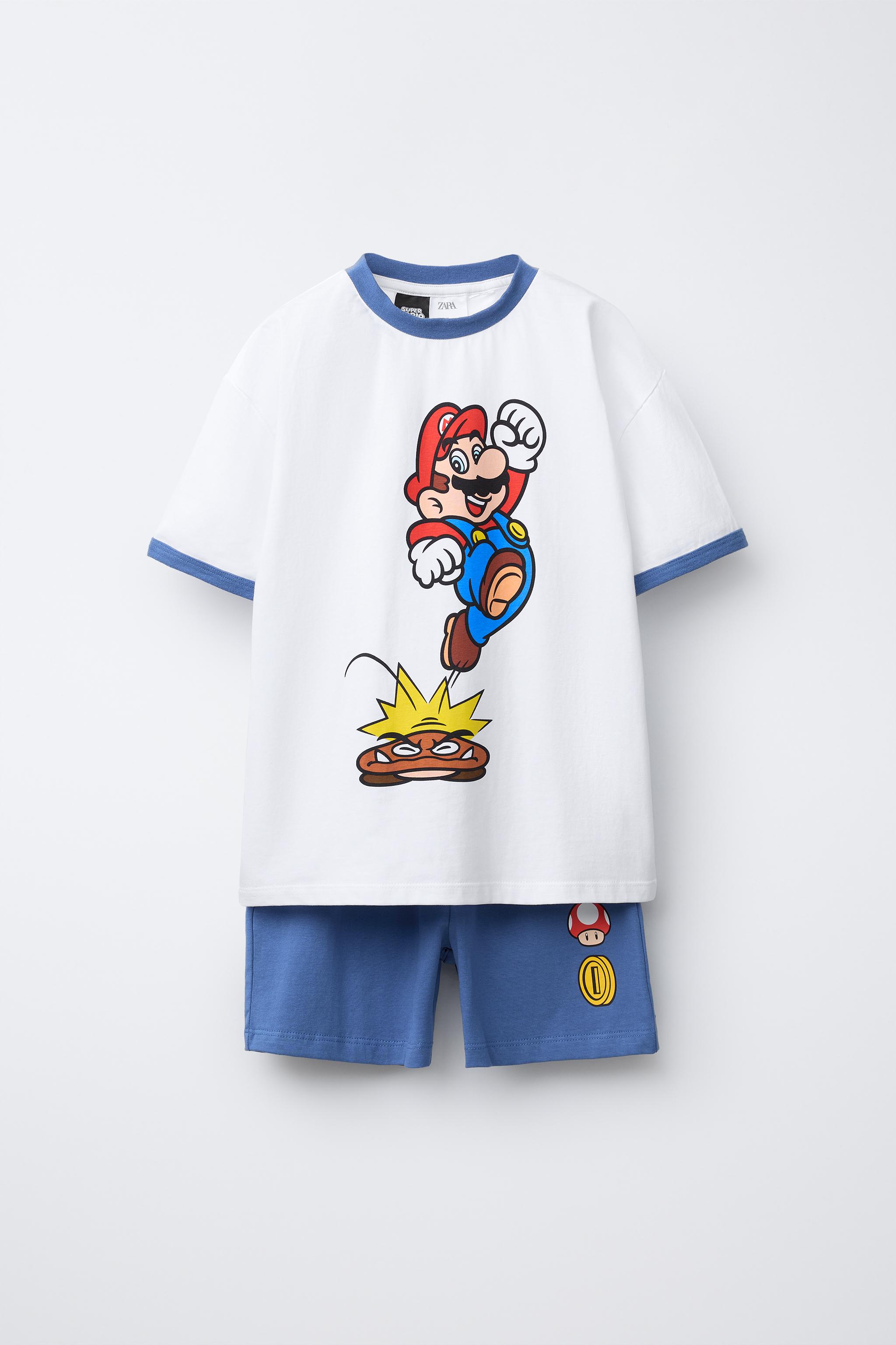 6-14 YEARS/ SUPER MARIO BROS Β© NINTENDO PYJAMAS Blue ZARA