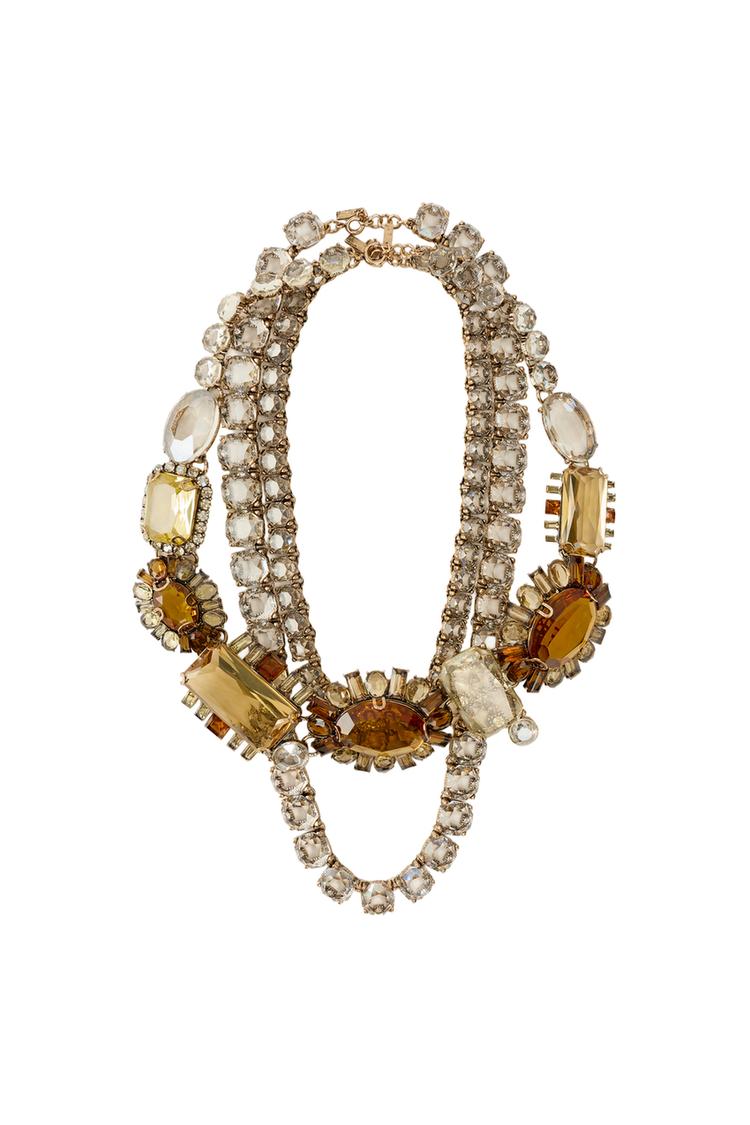 Pack 3 collares flores joyas marisa berenson x zara