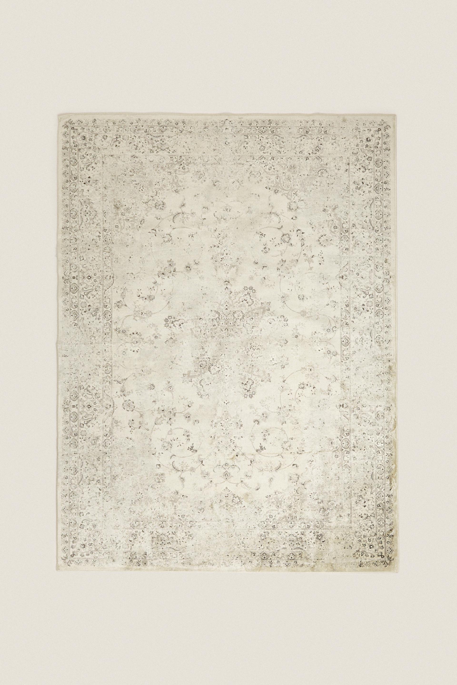 RECTANGULAR VINTAGE AREA RUG Beige ZARA United Kingdom