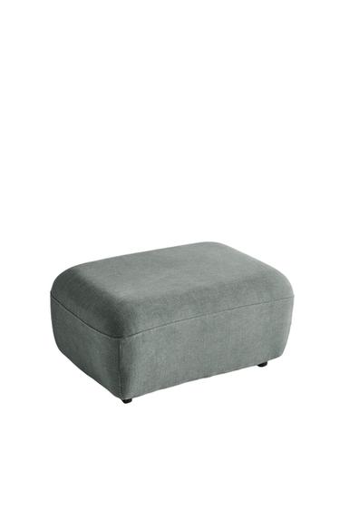 COTTON FOOTREST - Duck blue by Zara