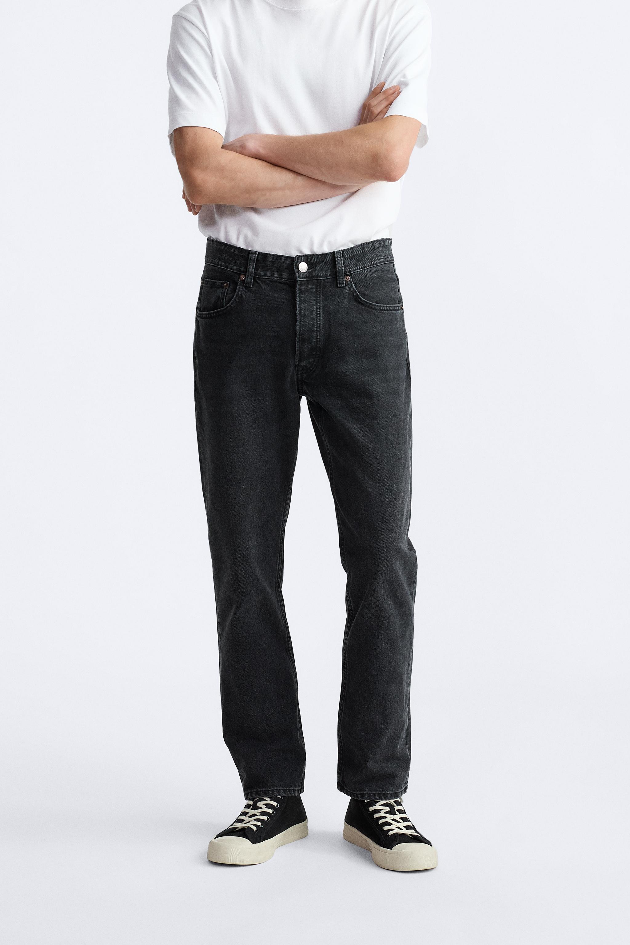 Zara man hot sale black jeans