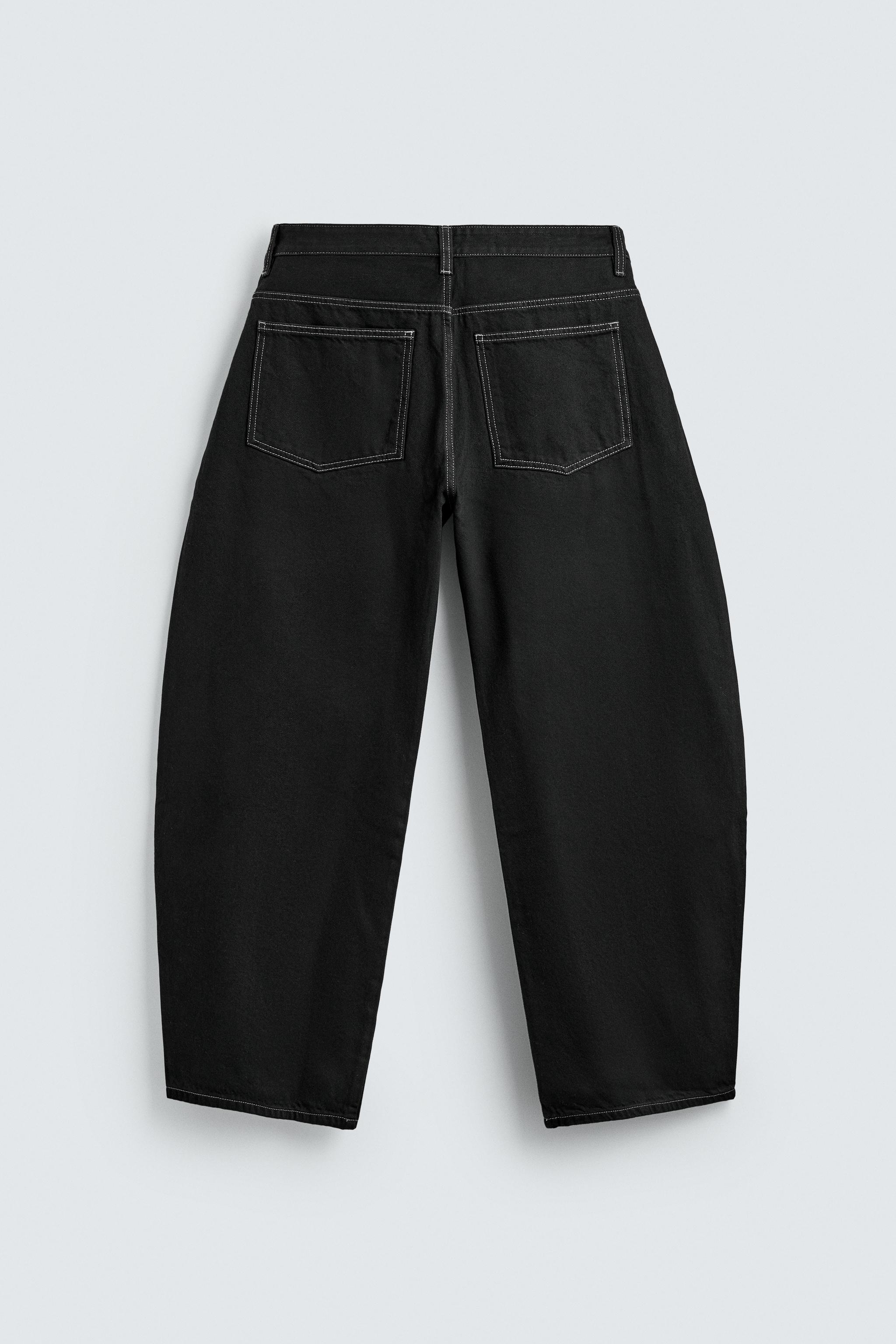 BARREL FIT PANTS WITH FIREMAN CLASP