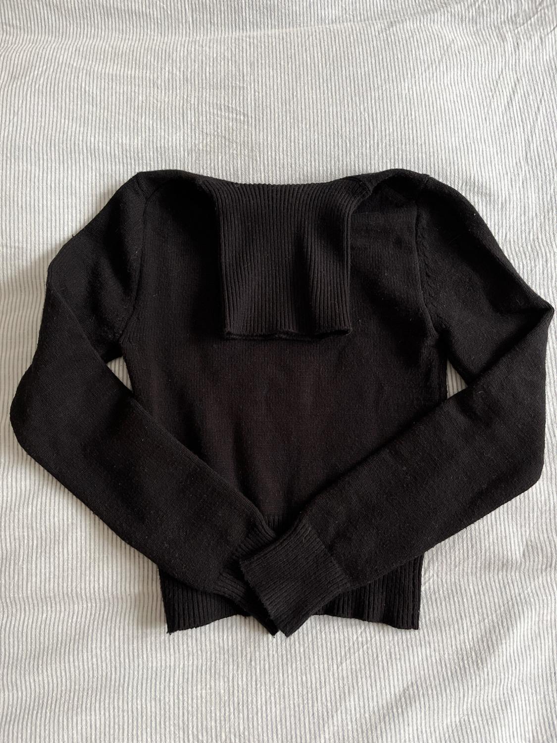 HIGH NECK KNIT SWEATER - Image 2