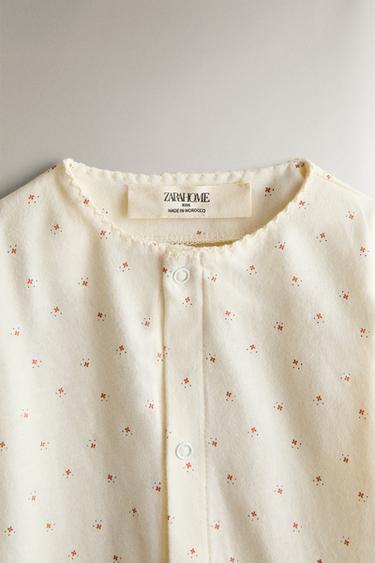 COMBINAISON BÉBÉ FLEUR - Crème de Zara - Image 1