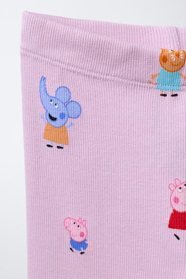 LEGGING CÔTELÉ PEPPA PIG ™ - Mauve de Zara - Image 2