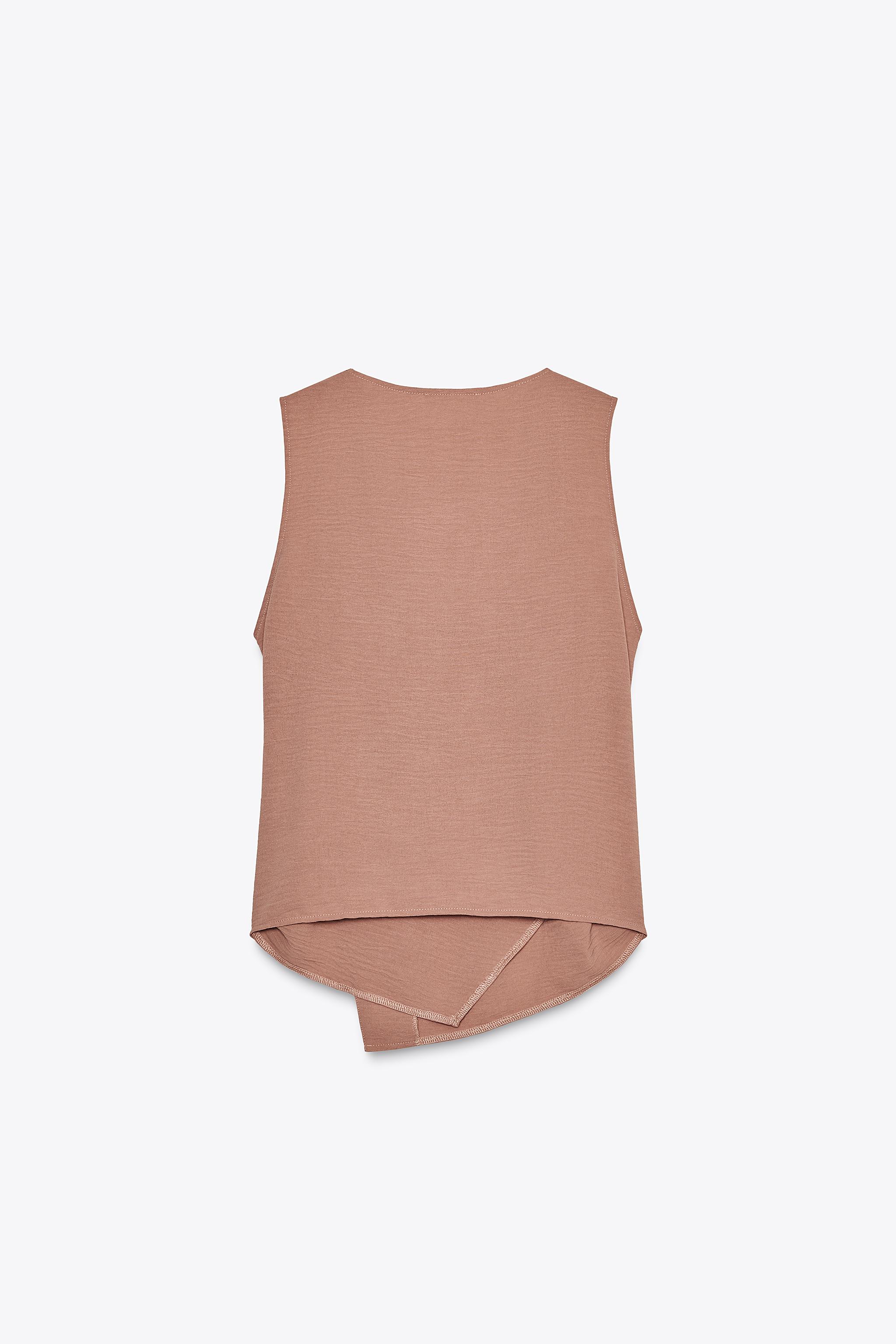 ZARA(ザラ)の「クロスオーバーフロントロングベスト」 - PARTE