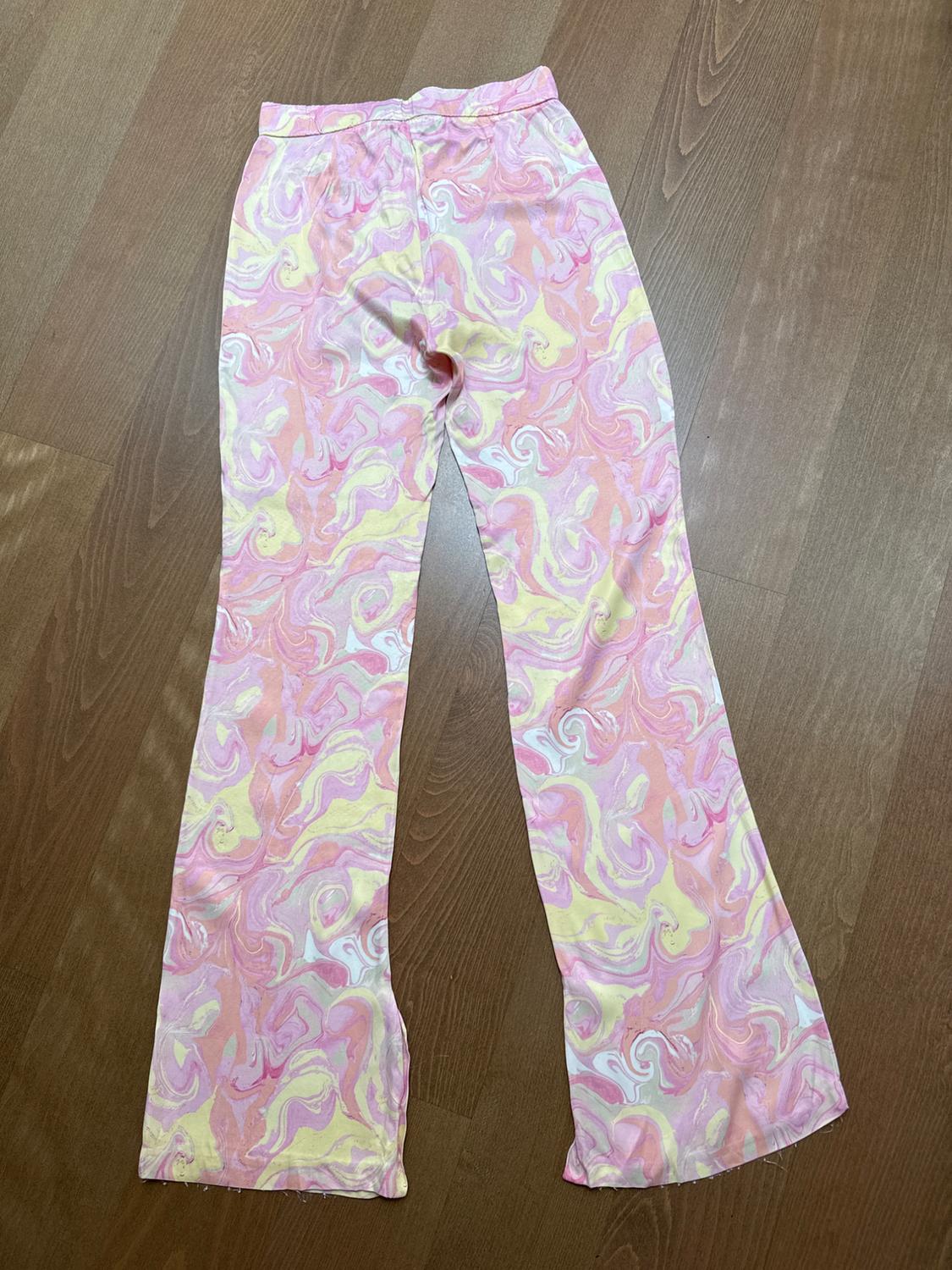 PRINTED FLARED TROUSERS - Image 3