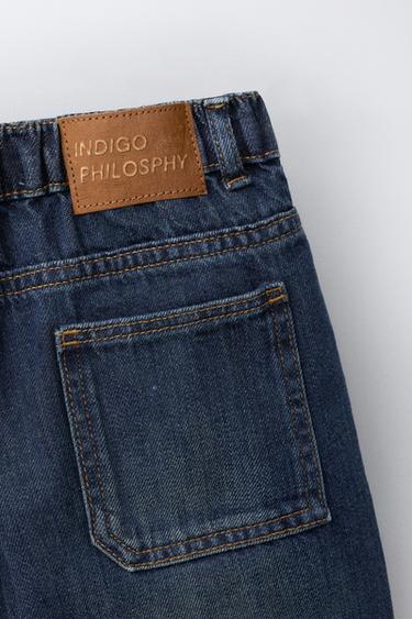 ACID WASH DENIM BERMUDA SHORTS - Brown-Blue by Zara - Image 3