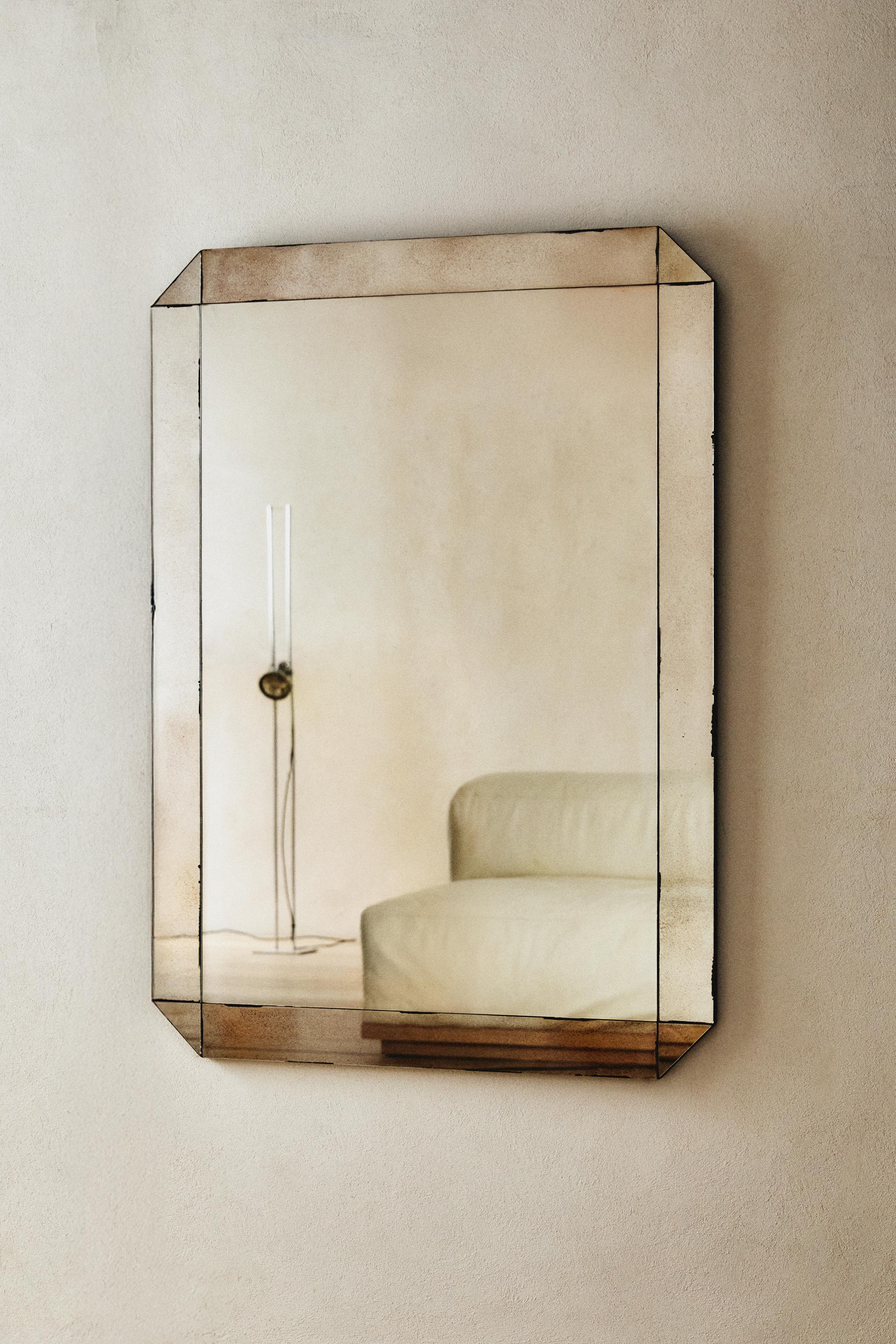 zara home 壁掛けミラー　ゴールドフレーム 210.jpg