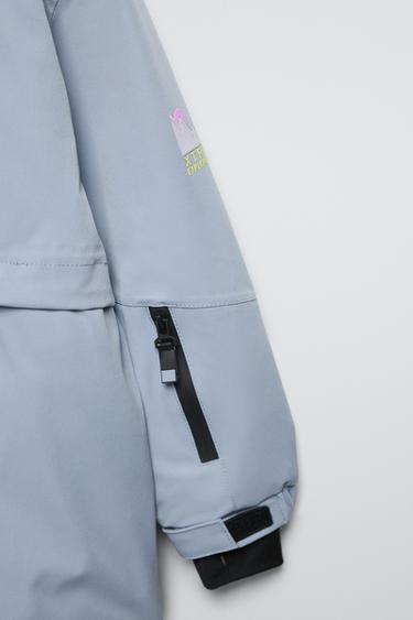 PARKA MATELASSÉE WATER REPELLENT ET WINDPROOF RECCO® SYSTEM SKI COLLECTION - Bleu clair de Zara - Image 4