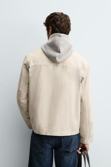 VESTE LÉGÈRE EN TWILL - Sable de Zara - Image 2