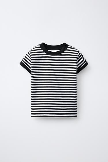 CAMISETA ESTAMPADO RAYAS - rayas de Zara