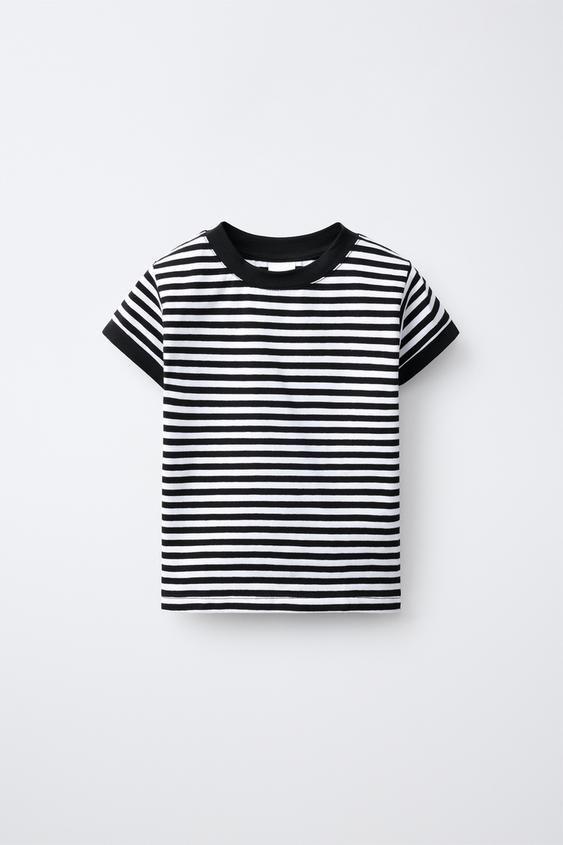 CAMISETA ESTAMPADO RAYAS - rayas de Zara - Imagen 0