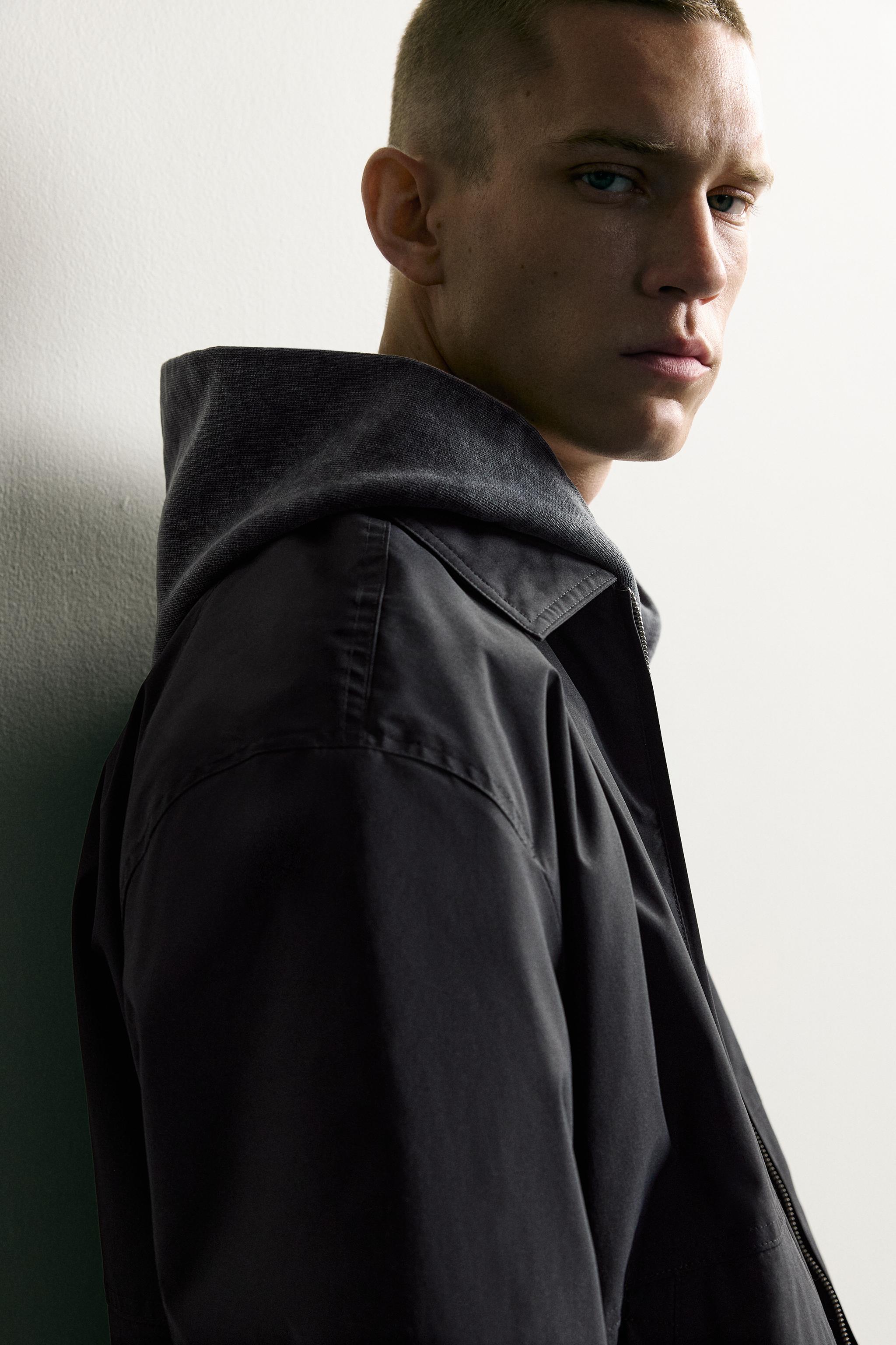 Мужские куртки Zara WATER-REPELLENT TECHNICAL JACKET — фото 6