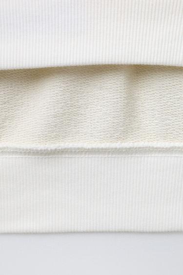 TIN PRINT SWEATSHIRT - Oyster-white by Zara - Image 3
