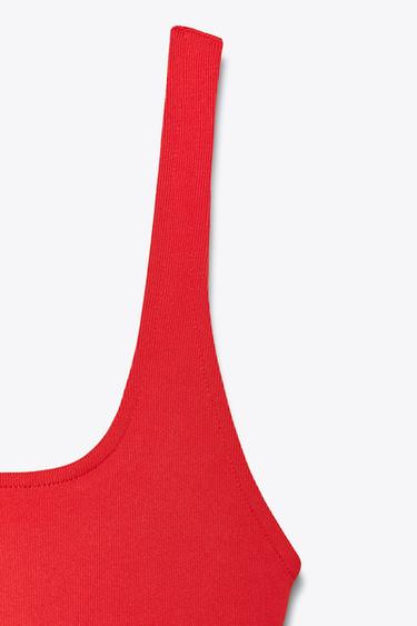 MIDI DRESS - Red by Zara - Image 7