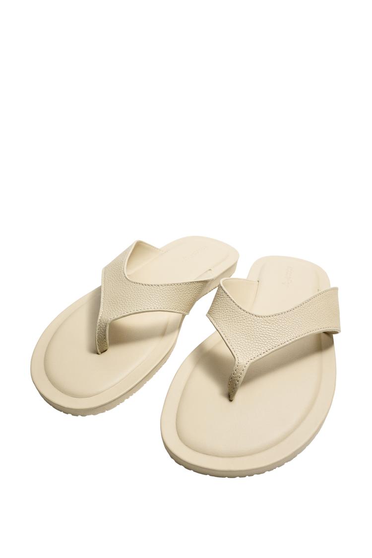 SANDALIAS DE CUERO CON TIRAS 2