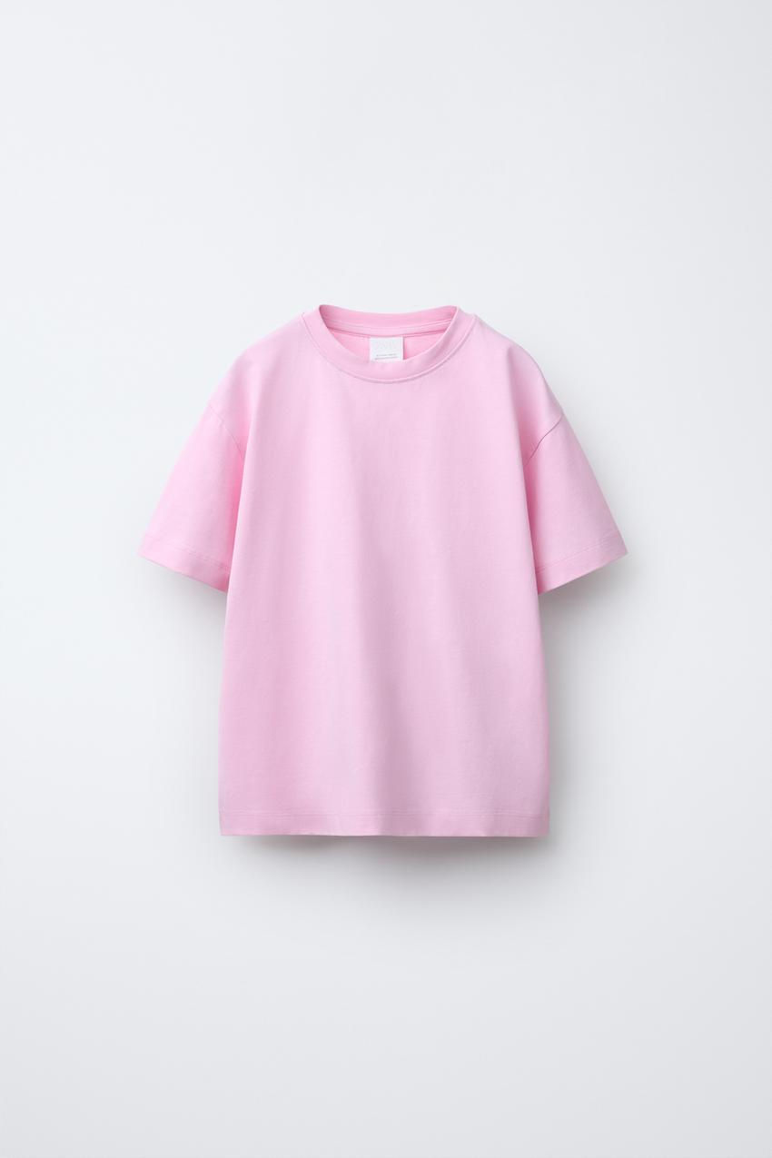 無地Tシャツ - ピンク | ZARA Japan / 日本