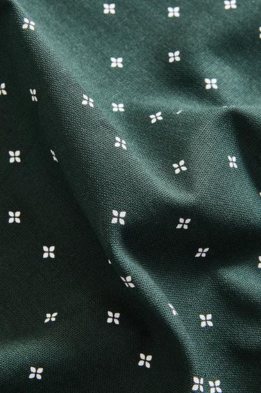 LOT DE SERVIETTES COTON HIVER NOËL (LOT DE 2) - Vert de Zara - Image 3