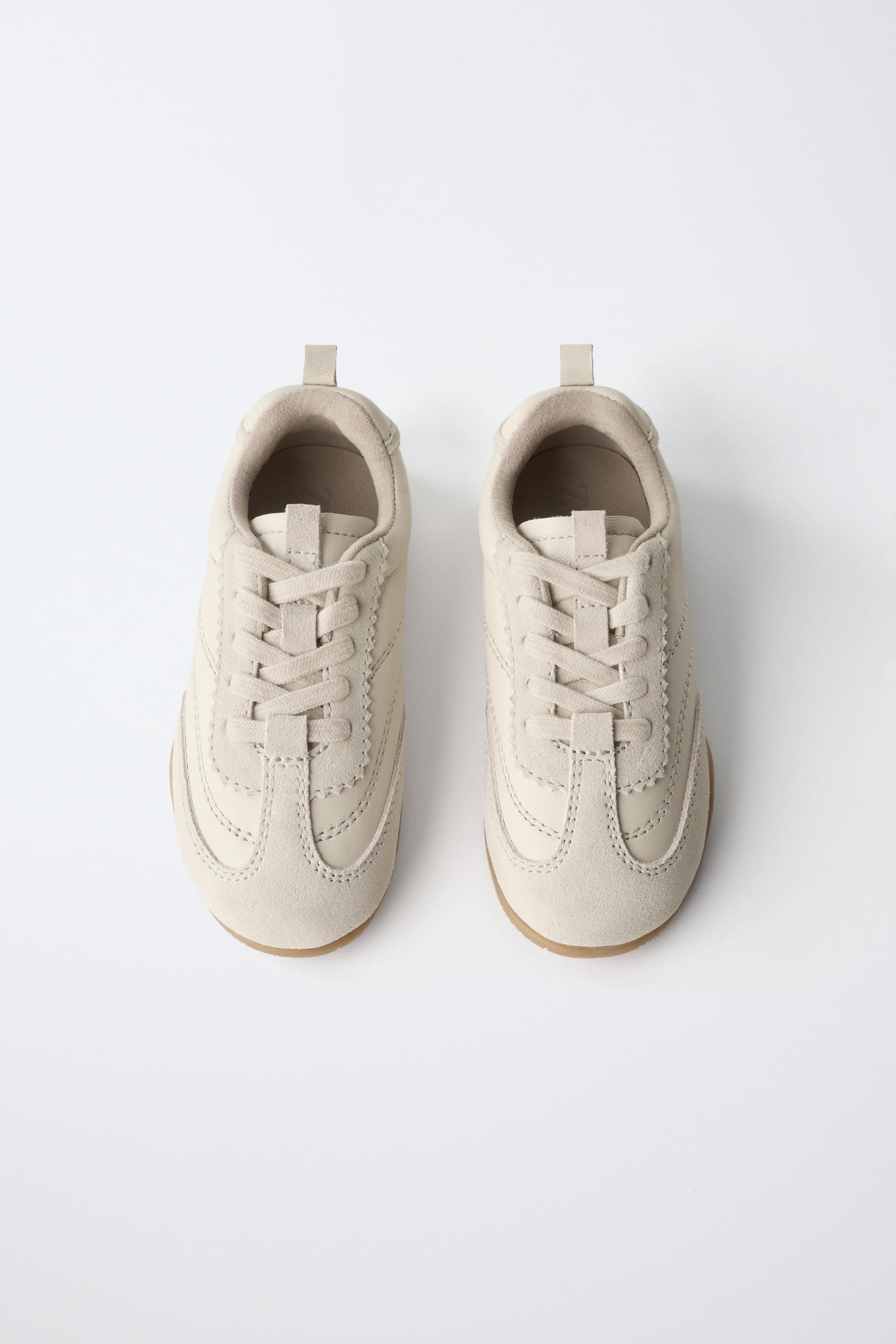 NEUTRAL LEATHER PLIMSOLLS