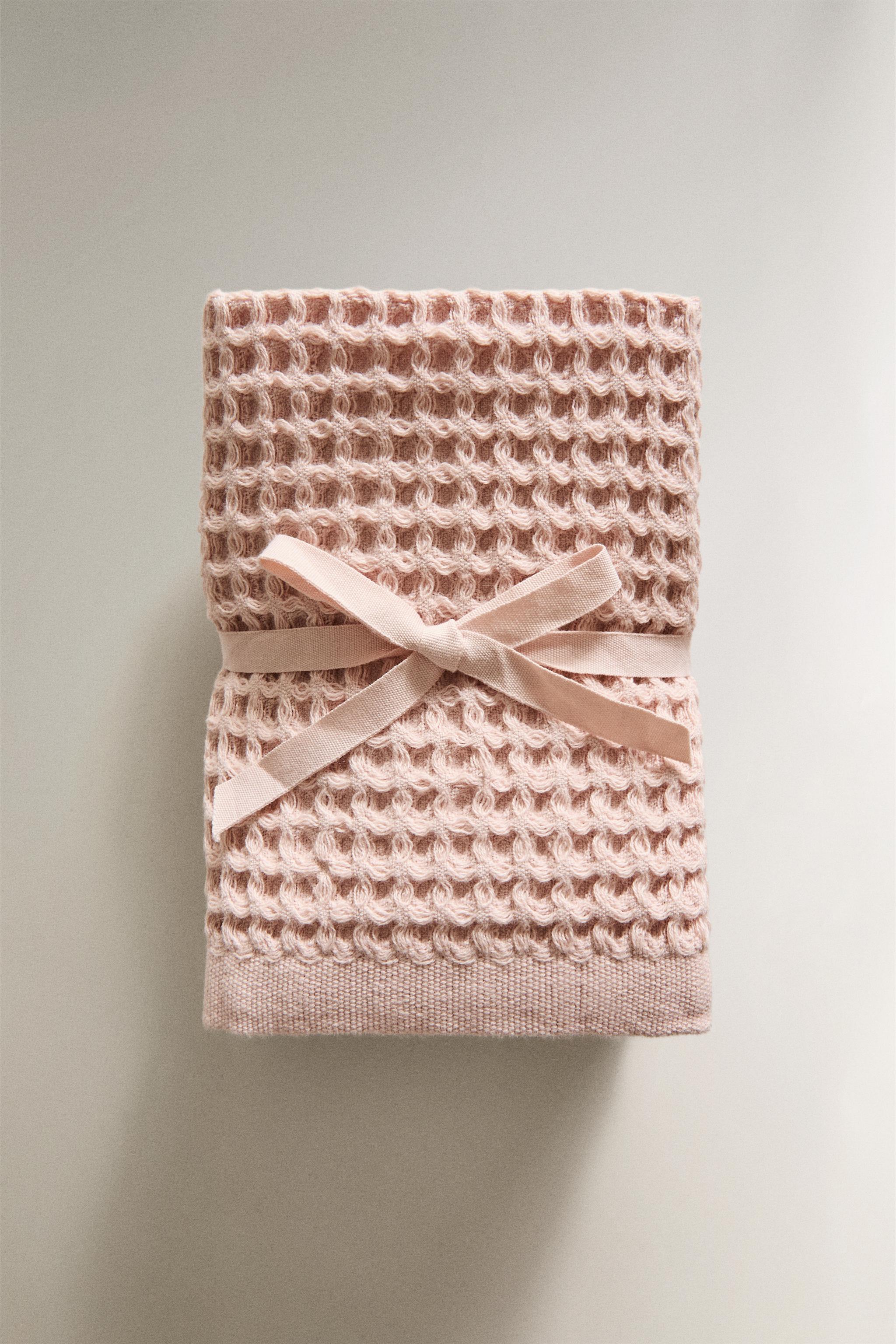 WAFFLE COTTON HAND TOWEL (PACK OF 3)