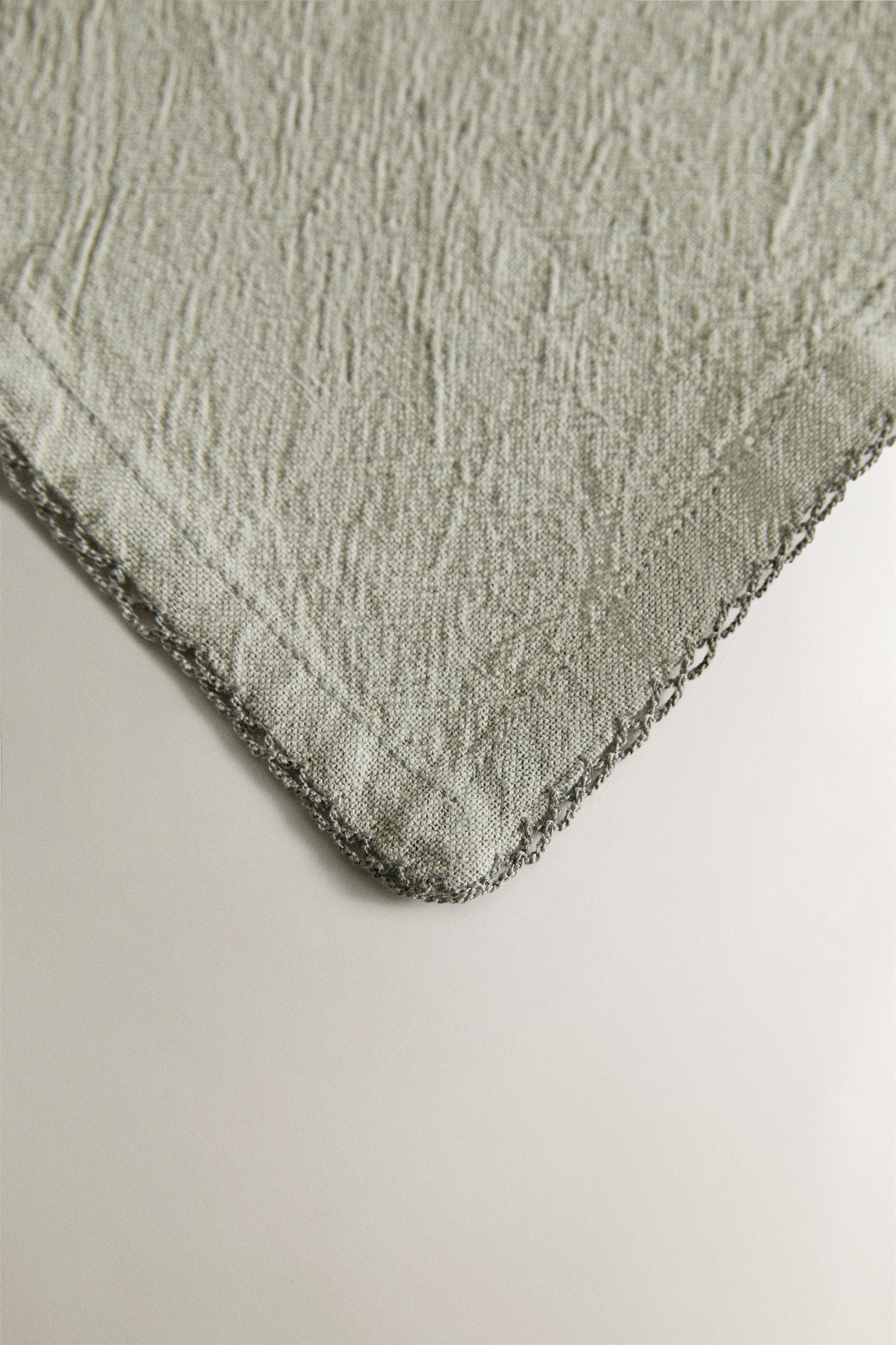 LOT DE SERVIETTES FIL TEINTÉ UNIES (LOT 2)