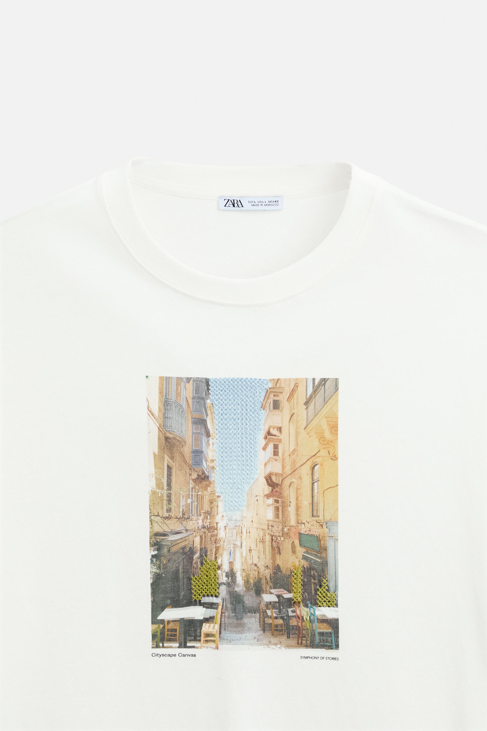 PHOTOGRAPH PRINT T-SHIRT - White | ZARA United States