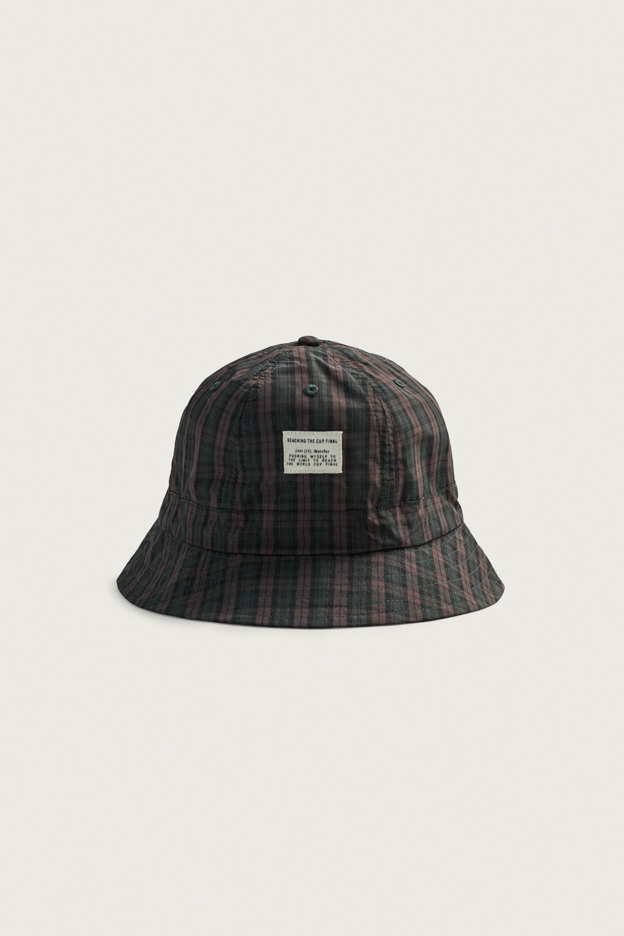 PLAID BUCKET HAT — various
