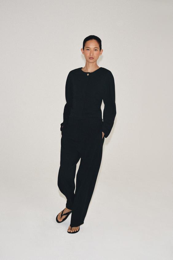 BUTTONED JACKET - Black de Zara - Imagen 0