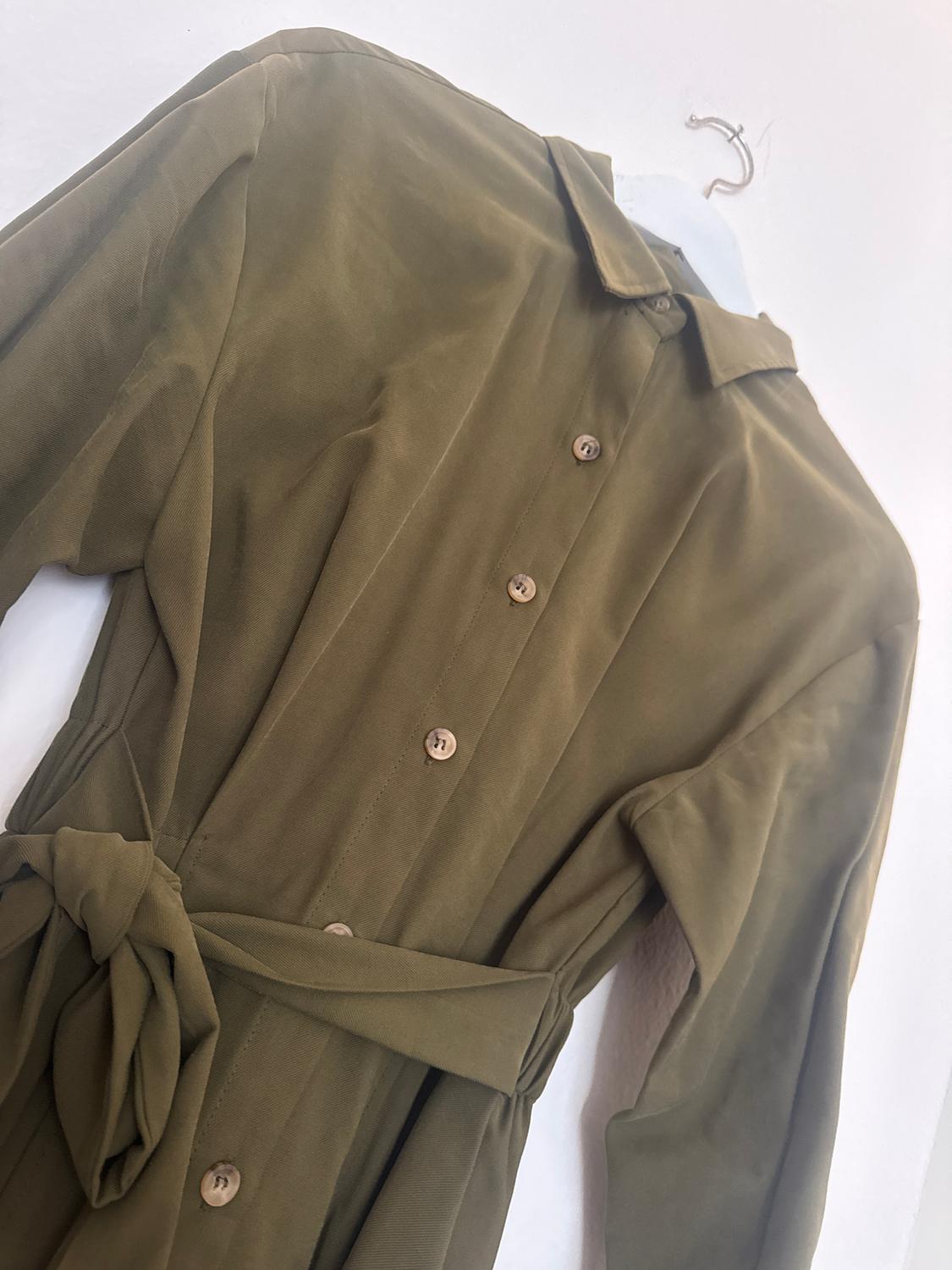 BELTED SHIRT DRESS - Image 3